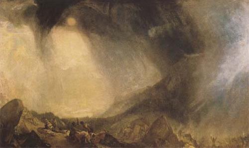 J.M.W. Turner Snow Storm Hannibal and his Army crossing the Alps (mk09) Germany oil painting art